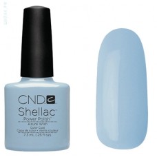 CND Shellac Azure Wish (Небесно голубой, с мерцанием, плотный)